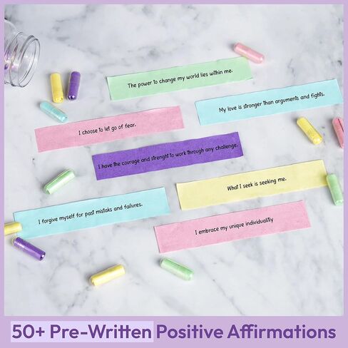 رسالة مكتوبة مسبقًا في زجاجة (التأكيدات)، رسائل تأكيدات إيجابية في زجاجة، رسائل تأكيد للنساء، اليقظة الذهنية، التحفيزية، كلمات هدايا التأكيد، هدايا مدروسة للأم in Kuwait