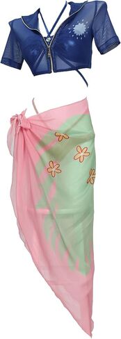 haikyuu Women Cosplay Swimsuit with Wrap Skirt Anime Two Piece Bathing Suit Halter Rave Swimwear in Saudi Arabia