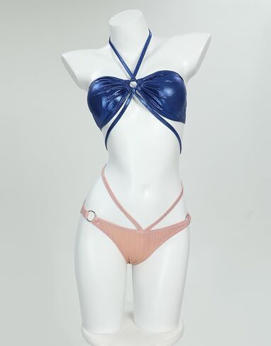 haikyuu Women Cosplay Swimsuit with Wrap Skirt Anime Two Piece Bathing Suit Halter Rave Swimwear in Saudi Arabia