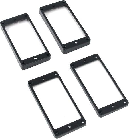 4 قطع من إطار غطاء هامبوكر بيك اب حلقة منحنية للجيتار الكهربائي EPI LP (أسود) in Kuwait