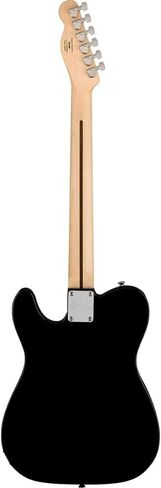 جيتار كهربائي Squire Sonic Telecaster، أسود، حزمة لوحة أصابع خشب القيقب مع حزام جيتار يحمل شعار Fender باللون الأسود و12 قطعة من قطع السيليلويد من Fender in Saudi Arabia