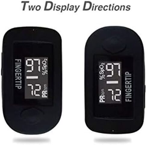 Concord BlackOx Fingertip Pulse Oximeter with Reversible Display, Carrying Case, Lanyard and Protective Cover in Saudi Arabia
