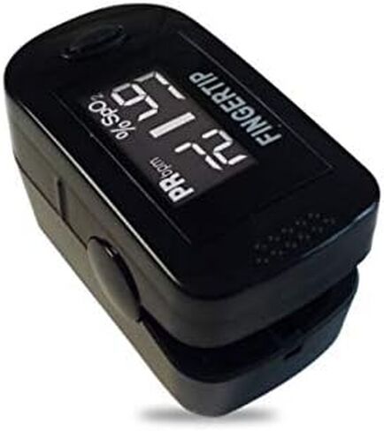 Concord BlackOx Fingertip Pulse Oximeter with Reversible Display, Carrying Case, Lanyard and Protective Cover in Saudi Arabia