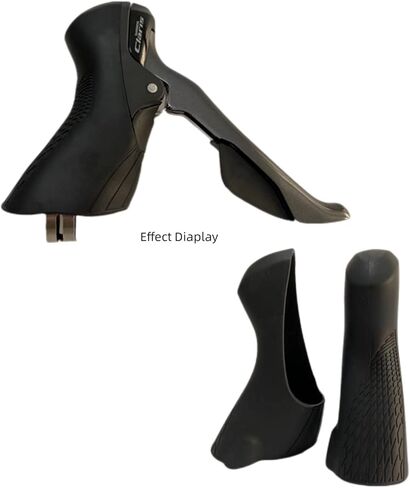 غطاء دعامة لغطاء رافعة ناقل الحركة لدراجة الطريق Shimano ST-R3030 ST-R3000 ST-R2030 ST-R2000 (زوج واحد) أسود in Kuwait