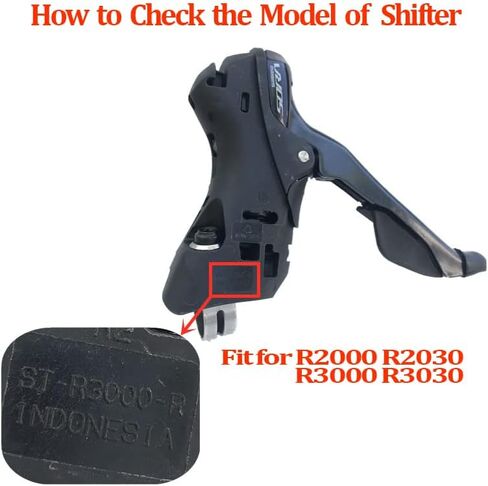 غطاء دعامة لغطاء رافعة ناقل الحركة لدراجة الطريق Shimano ST-R3030 ST-R3000 ST-R2030 ST-R2000 (زوج واحد) أسود in Kuwait