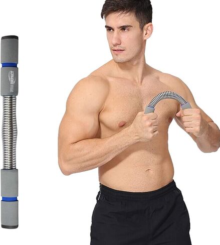 أداة تويستر قوية للخدمة الشاقة - مقابض غير قابلة للانزلاق، مرنة، منشئ الذراع، الكتف، موسع الصدر، قابض اليد، تمرين زنبركي للجزء العلوي من الجسم لتقوية شريط تدريب الأثقال in Kuwait