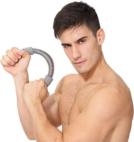 أداة تويستر قوية للخدمة الشاقة - مقابض غير قابلة للانزلاق، مرنة، منشئ الذراع، الكتف، موسع الصدر، قابض اليد، تمرين زنبركي للجزء العلوي من الجسم لتقوية شريط تدريب الأثقال in Kuwait