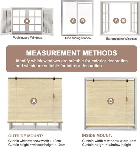 Custom Size Bamboo Blinds for Interior Windows,Bamboo Window Shades,Bamboo Blinds for Outdoor Patio,Bamboo Blinds,Bamboo Shades,Hand Weave Easy to Install for Decks, Porches, Backyards in Saudi Arabia
