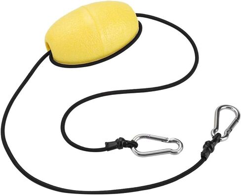 Float Rope for Kayak Tow Line, Anchor Marker Buoy, Kayak Float Drift Anchor Tow Nylon Rope Tow Line with EVA Buoy 304 Stainless Steel Clips Accessory in Saudi Arabia