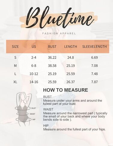 قمصان نسائية من Bluetime بفتحة رقبة دائرية وأكمام قصيرة وقمصان فضفاضة غير رسمية للصيف وبلوزات سادة in Kuwait