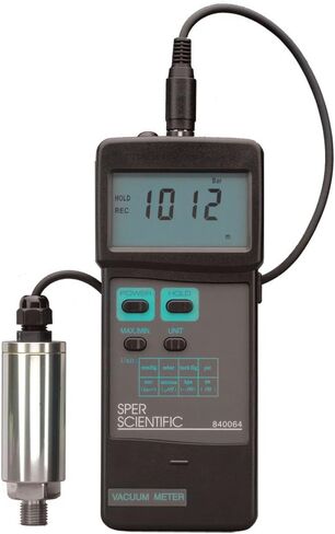 جهاز قياس الفراغ الرقمي المحمول Sper Scientific 840064 مع كابل ومحول طاقة بطول 3 أقدام in Kuwait