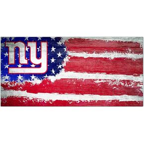 NFL New York Giants Unisex New York Jets Flag sign, Team Color, 6 x 12