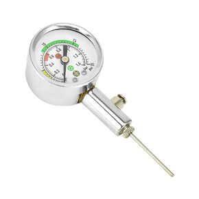 QWORK Ball Pressure Gauge, Professional Accurate Air Pressure Measurement for Various Sports Balls