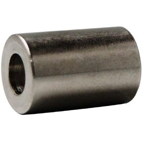 Small Parts 500414RS303 Stainless Steel Unthreaded Spacer, 1/2" OD, 1/4" Length, for 1/4" Screw Size (Pack of 5)