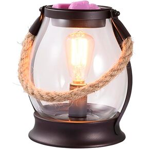 Electric Wax Melting Heater,Edison Bulb Wax Heater,Heater for Scented Wax,Oil Burner for perfumes,Home Decor,Gifts-Twine