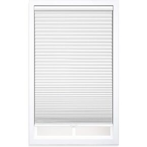 DEZ FURNISHINGS Cordless 1.5" Blackout Cellular Shade, Energy Saver, 70"W x 48"H, White
