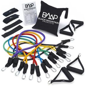 Black Mountain Products - Ultimate Resistance Band Set with Starter Guide