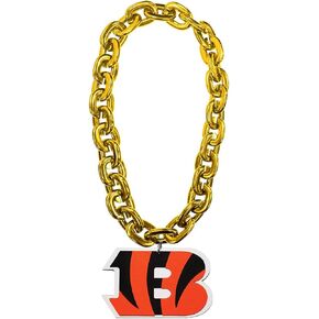 Aminco NFL Cincinnati Bengals Fan Chain, Gold