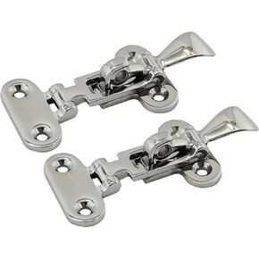 NRC&XRC Heavy Duty 316 Stainless Steel Anti-Rattle LOCKABLE HOLD DOWN CLAMP Latch Locker Hatch Hardware