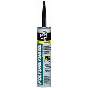 Dap 18816 12 Pack 10.1 oz. Premium Polyurethane Construction Adhesive Sealant, Black