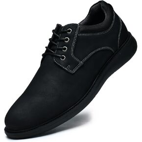 Arkbird Mens Casual Dress Shoes Mens Dress Sneakers Leather Shoes Business Casual Shoes Men Brown Shoes