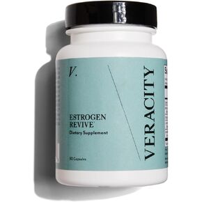 Veracity DIM Detox Supplement, Estrogen + Progesterone Supplements, Women Hormone Balance, Gluten Free Supplements for Skin Care, Metabolism, Immune Health, Clear Skin, Bloating, Antioxidant, 60 Caps