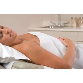 Graham Medical 304 Flat Sheet, 3-Ply, 40" Width, 72" Length, White (Pack of 50)