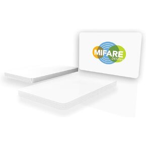 بطاقات NXP MIFARE DESFire EV2 8K 13.56 ميجاهرتز بيضاء فارغة ISO PVC، ISO14443A، لمسة نهائية لامعة (100) in Kuwait