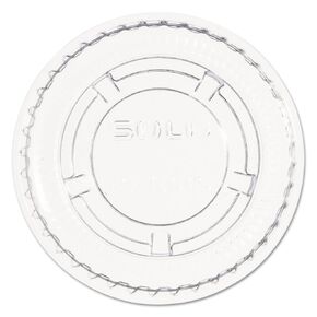 غطاء حاوية شفاف من سولو PL100N - يناسب 0.5-1.25 أونصة (علبة بها 2500)، صغير