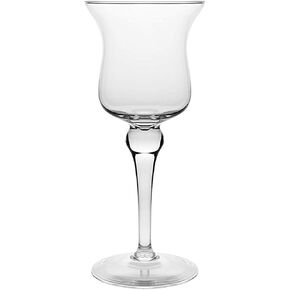 Glass - Footed - Vase - for Table - fill with Flowers - Candle Holder - 15.5" H - Made in Europe- by barski