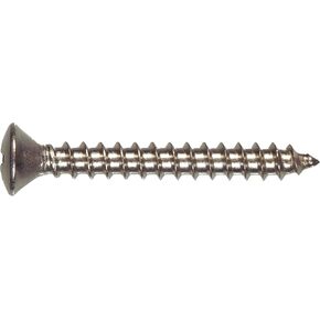 490765 Stainless Steel Oval Head Phillips Sheet Metal Screw, 8 x 1-Inch , 4-Pack