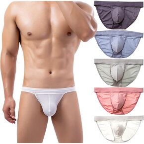 Men's Breathable Wide Rib Quick Drying High Fork Briefs