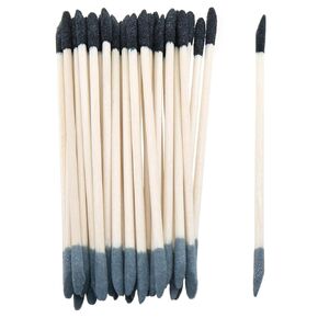 30PCS 137mm/5.4inch Double Sided Inclined Sanding Branch Fine Sanding Rod Double Ended Sanding Rod Suitable for Woodworking and Plastic Modelling and Finishing of Small Part