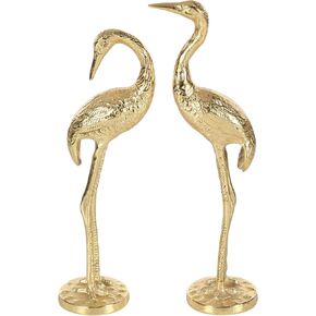 Deco 79 Coastal Aluminum Sculpture, 15", 17"H, Gold