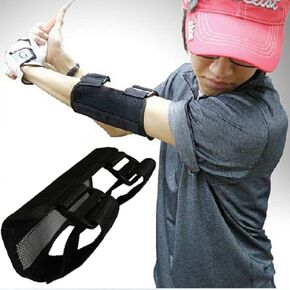 Swing Training Aids Straight Exercises Elbow Support Brace Trainer Alarm Corrector Beginner Wrist Hinge Swing Trainer Training Aids Smooth Swing Correction Tool for Golf Beginners