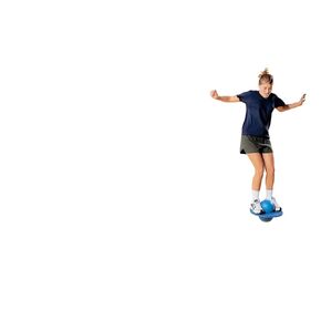 Sportime 9206 School Smart Bouncing Platform Ball, 15 Inches Colors Vary
