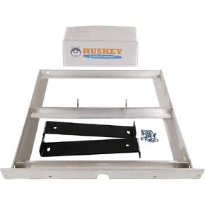 Huskey EZGO Golf Cart Aluminum Battery Tray for EZGO 1994+ Medalist TXT, Freedom TXT, and Valor 36V/48V Electric Golf Carts, One Piece Construction, 304 Stainless Steel Hardware Included