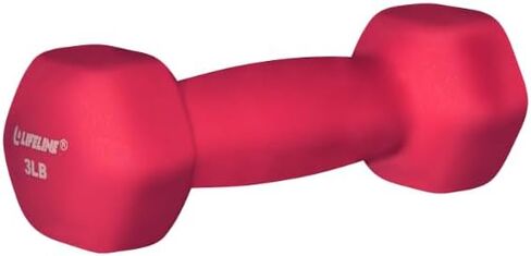 Lifeline Fitness Neoprene Dumbbell Weights - Premium Quality Equipment for Home Gym - Multiple Weight Options in Saudi Arabia