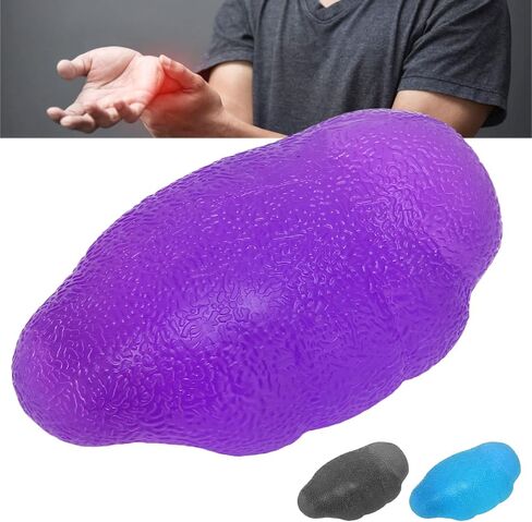 Finger Ball Exerciser Grip Ball, Stress Balls Balls f Hand Exercise Squeeze Ball Silicone Squeezer for Grip Strength, Arthritis Reflex Speed () in Saudi Arabia