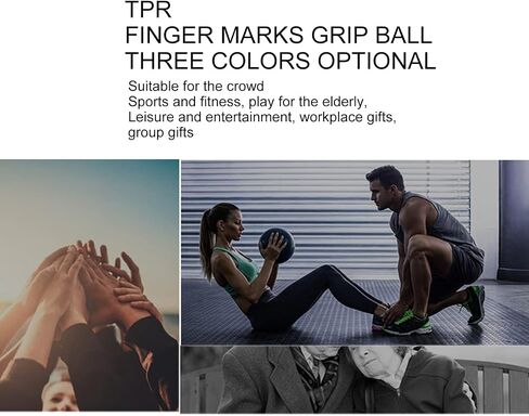 Finger Ball Exerciser Grip Ball, Stress Balls Balls f Hand Exercise Squeeze Ball Silicone Squeezer for Grip Strength, Arthritis Reflex Speed () in Saudi Arabia