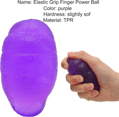 Finger Ball Exerciser Grip Ball, Stress Balls Balls f Hand Exercise Squeeze Ball Silicone Squeezer for Grip Strength, Arthritis Reflex Speed () in Saudi Arabia