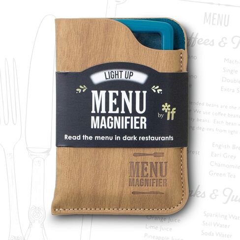 IF Light Up Menu Magnifier - Aqua in Saudi Arabia