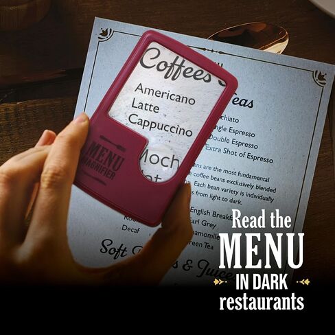 IF Light Up Menu Magnifier - Aqua in Saudi Arabia