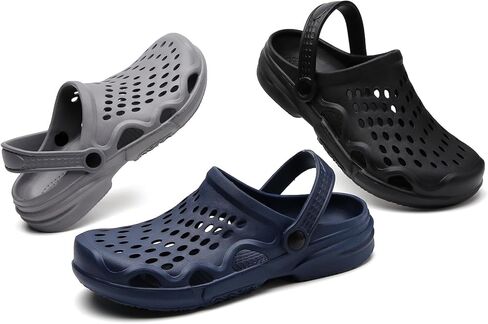 YUKTOPA Mens Garden Clogs Mules Anti-Slip Water Shoes Breathable Sandals Outdoor Beach Shower Slippers in Kuwait