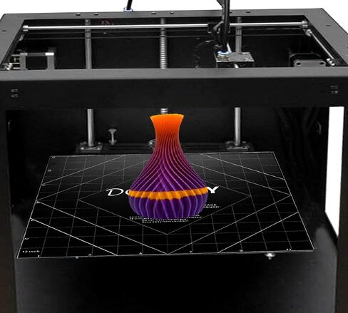 DOBSTFY 3D Printing Build Surface,with Premium Adhesive 3D Printer Heat Bed Platform Sticker Sheet,for Ender 3 Max Neo/CR 3040 Pro/CR 10 V3/CR 10S Pro V2/Ender 3 S1 Plus/4Pack 12x12inch(305mmx305mm) in Saudi Arabia