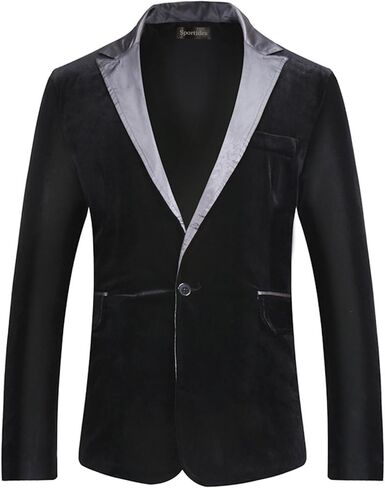 Men's Slim Fit Casual One Button Blazer Jacket Suits JZA127 in Kuwait