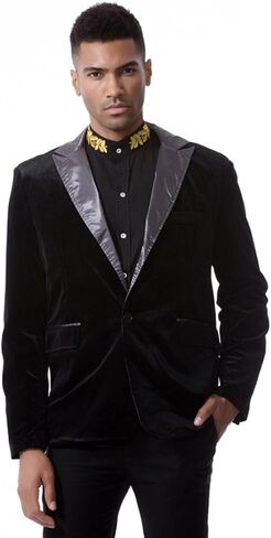 Men's Slim Fit Casual One Button Blazer Jacket Suits JZA127 in Kuwait