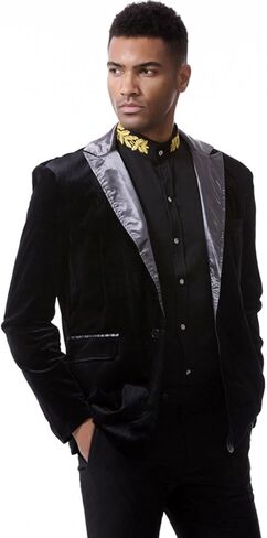 Men's Slim Fit Casual One Button Blazer Jacket Suits JZA127 in Kuwait