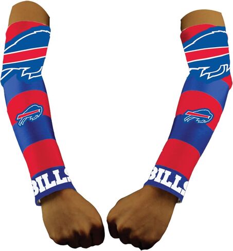 Mens NFL Buffalo Bills Strong Arms Sleeves, 17" Wrist to Bicep in Saudi Arabia