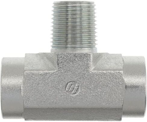 Brennan Industries 5604-08-08-08-FG تركيب أنبوب على شكل حرف T من الصلب المطروق، 1/2 بوصة - 14 NPTF × 1/2 بوصة - 14 NPTF × 1/2 بوصة - 14 خيط NPTF، 1/2 بوصة أنثى NPTF x 1/2 بوصة NPTF أنثى × 1/2 بوصة NPTF ذكر in Kuwait